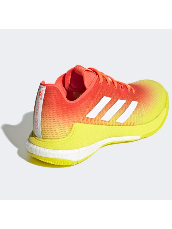 Dvoranski ženski copati Adidas Crazy Flight Yellow