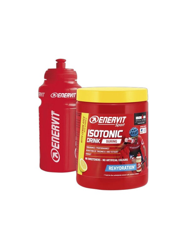 ENERVIT Sport ISOTONIC DRINK Limona, 420 g + BIDON