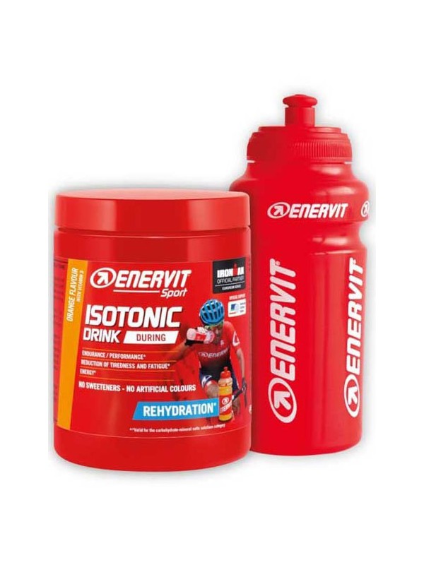 ENERVIT Sport ISOTONIC DRINK Pomaranča, 420 g + BIDON