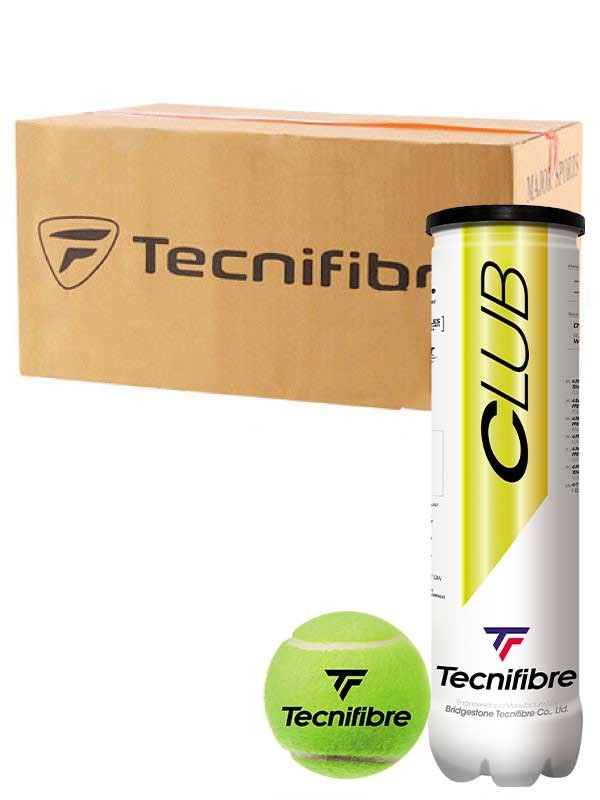 Tube 4 Balles Tennis Tecnifibre TF Club - Pour Compétition Et Entraînement