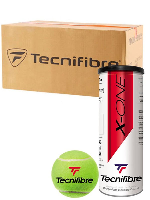 Karton Tenis žogic Tecnifibre X-One 3 balls - 108 žog