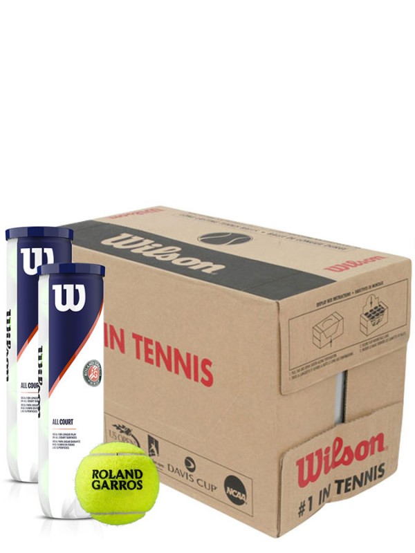 Tenis žogice Wilson Roland Garros 4 ball - Karton 72 žog