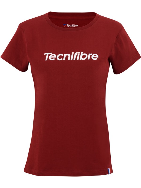 Tecnifibre ženska majica team Cotton Tee Cardinal