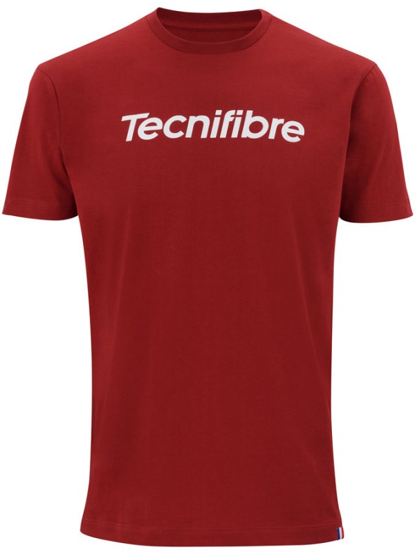 Tecnifibre majica team Cotton Tee Cardinal