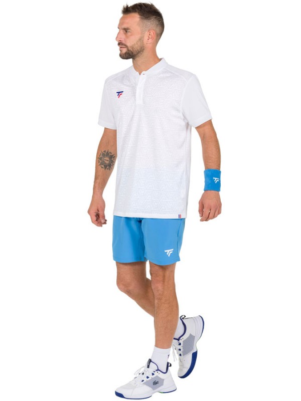 Tecnifibre team mesh polo majica White