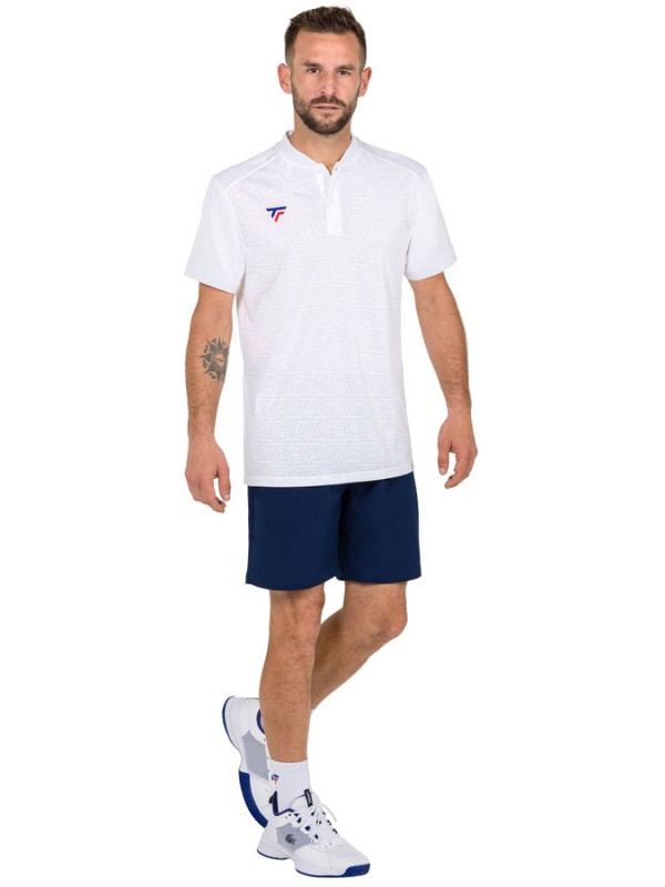 Tecnifibre team mesh polo majica White