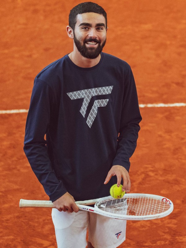 Tecnifibre majica z dolgimi rokavi Training Tee Marine