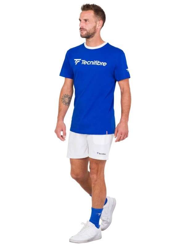 Tecnifibre majica Cotton Tee blue