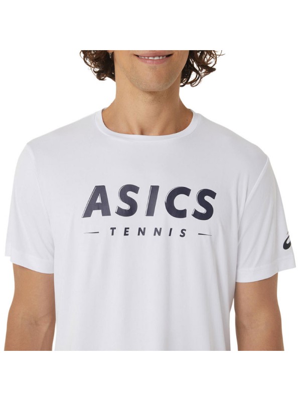 Asics moška majica Court Graphic tee white