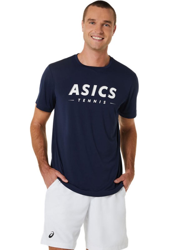 Asics moška majica Court Graphic tee midnight