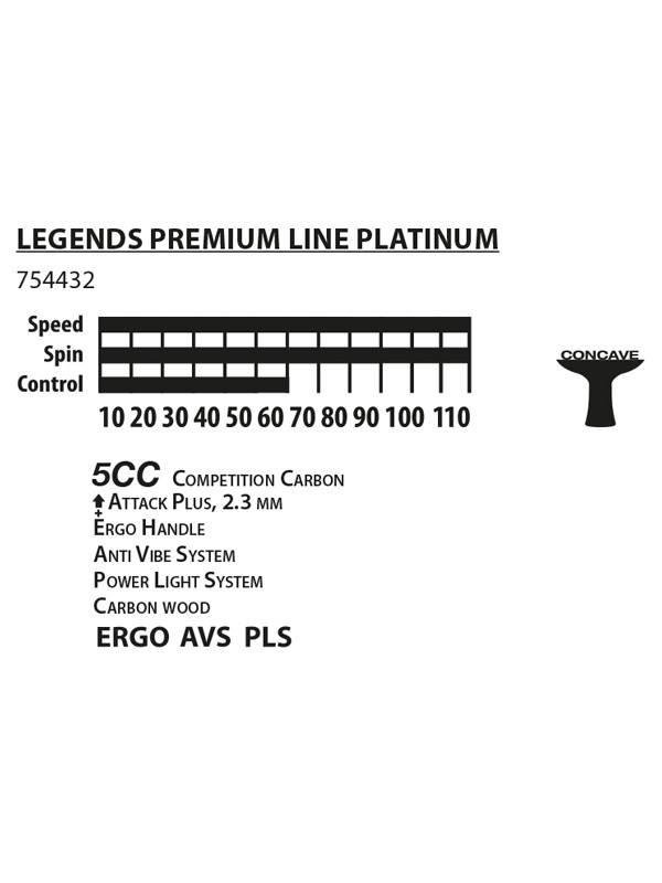 Lopar za namizni tenis DSK Legends Platinum