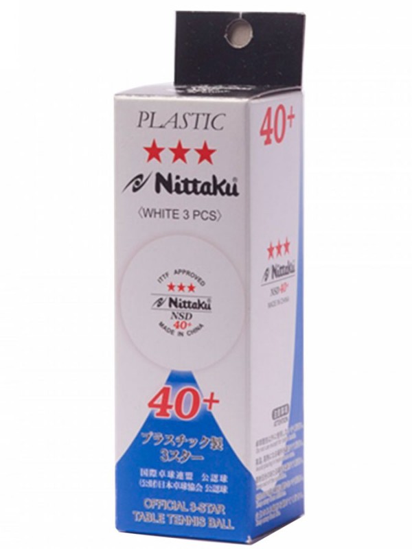 Plastične žogice Nittaku SD 40+ *** 