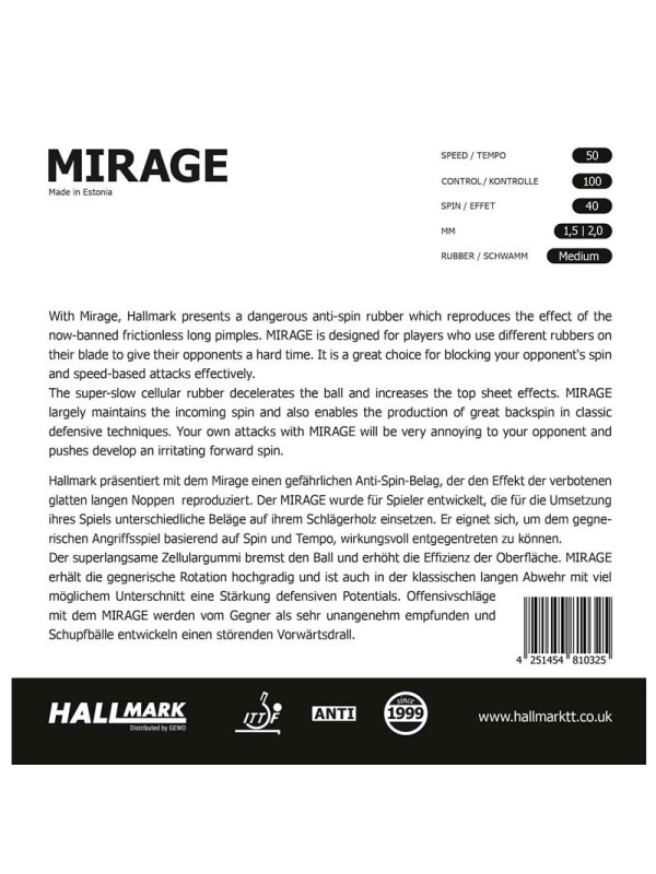Guma Hallmark Mirage