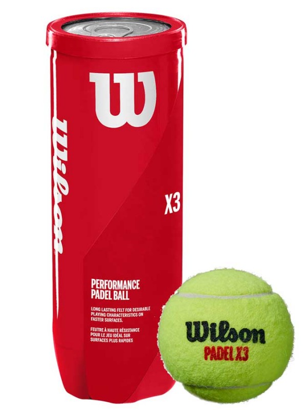 Padel žoge Wilson Performance X3