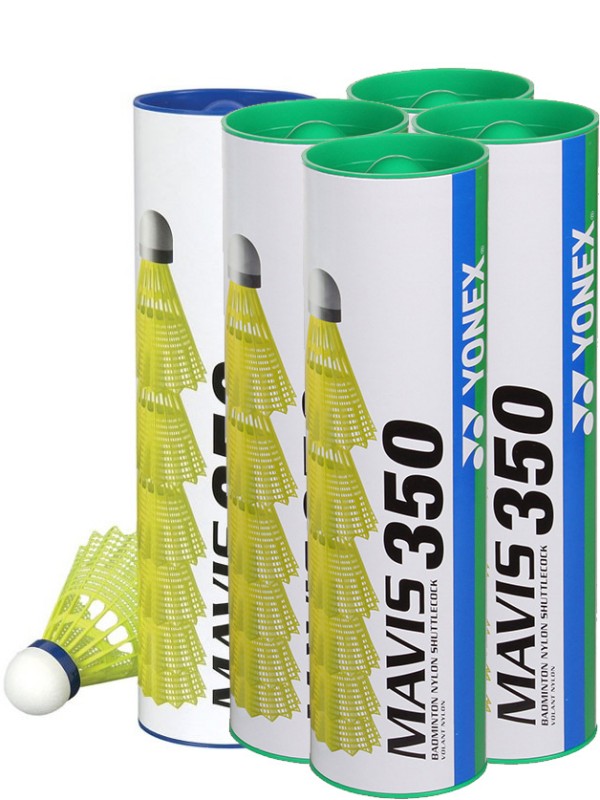 Paket: 5 x Badminton žogice Yonex Mavis 350