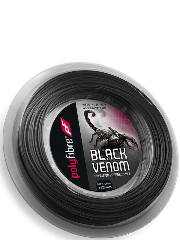 Tenis struna Polyfibre  Black Venom - kolut