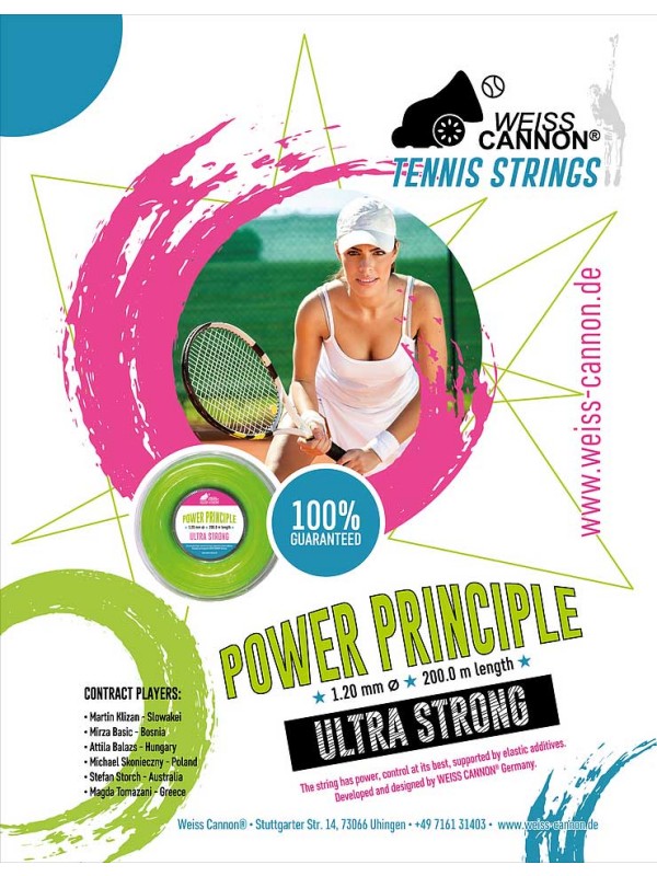 Tenis Struna Weiss Cannon Power Principle - set 12m