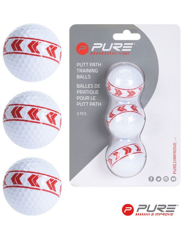 Pure2Improve Align balls za golf (3 žogice)