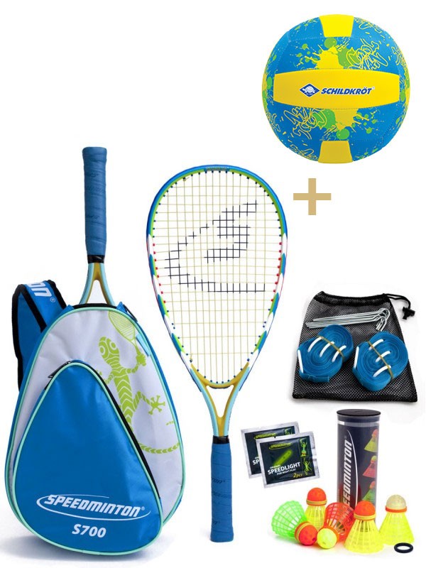 Speedminton set S700 + gratis neoprene žoga za odbojko