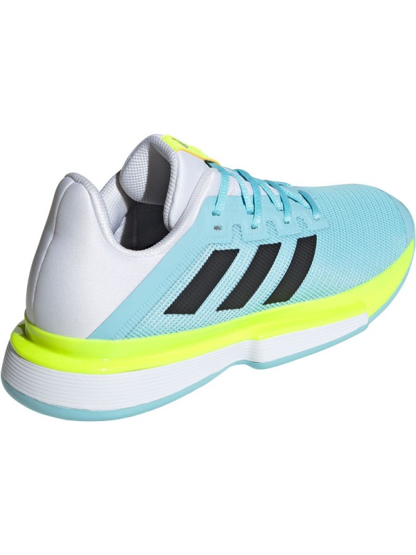 Tenis copati Adidas Solematch Bounce Primeblue White
