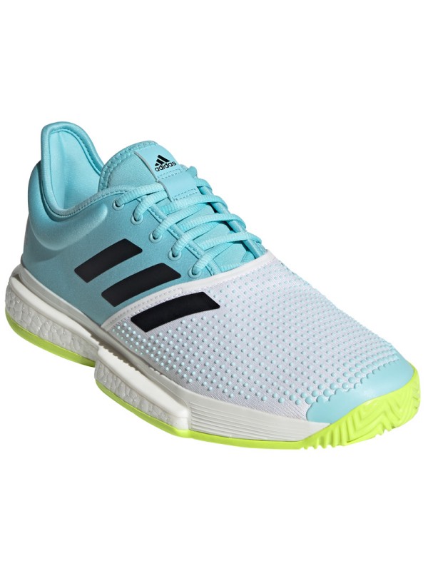 Tenis copati Adidas Solecourt Primeblue White