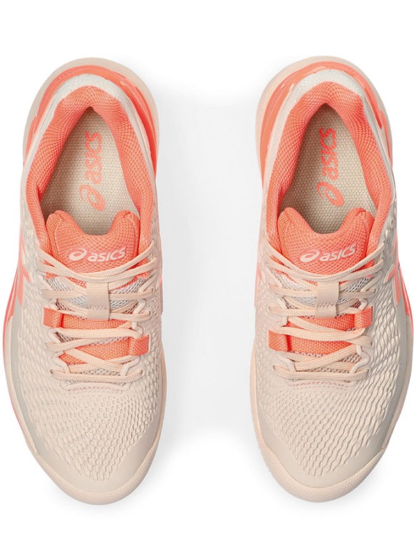 Ženski tenis copati ASICS Gel Resolution 9 Pearl Pink - CLAY