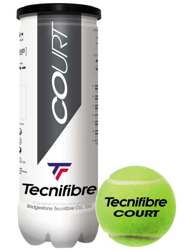 6 x Tenis žogice Tecnifibre Court 3 (18 žogic) 