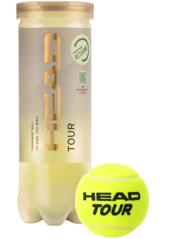 Karton 24 x Tenis Žogice HEAD TOUR (72 žogic)