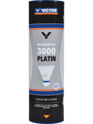 Badminton žogice Victor V-Nylon Shuttle 3000 platin