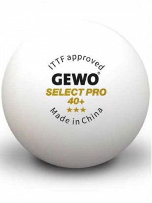 Plastične žogice GEWO Select Pro 40+ *** - 3 žogice