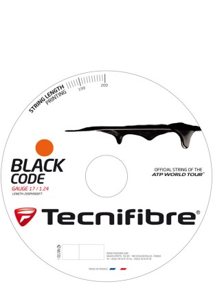 Tenis struna Tecnifibre Black Code - kolut 200m - FIRE