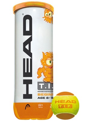 Karton 24 x Tenis Žogice HEAD T.I.P. 2 - oranžna (72 žogic)