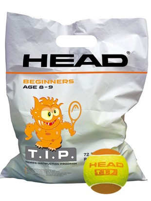 Karton 24 x Tenis Žogice HEAD T.I.P. 2 - oranžna