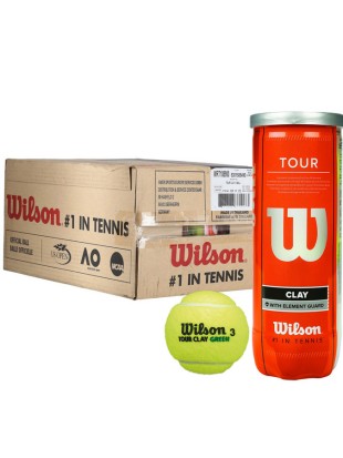 Karton Tenis žogic Wilson Tour Clay (72 žogic)
