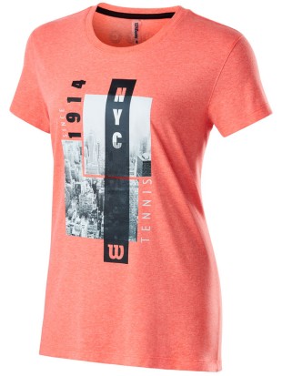 Majica Wilson NYC aerial Tech tee lady coral