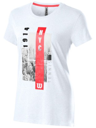 Majica Wilson NYC aerial Tech tee lady white