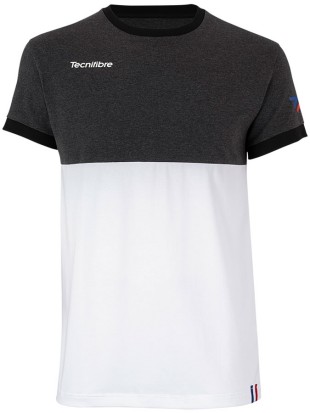 Tecnifibre majica F1 Stretch crew Black Heather