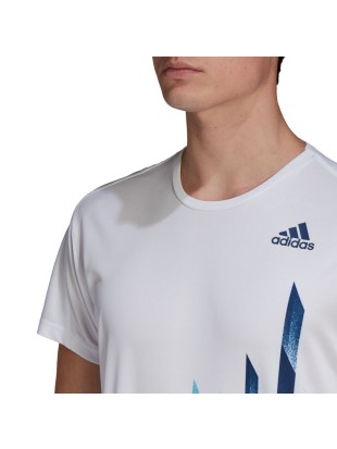 Adidas majica Graphic tee white