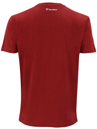 Tecnifibre majica team Cotton Tee Cardinal