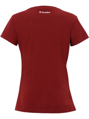 Tecnifibre ženska majica team Cotton Tee Cardinal