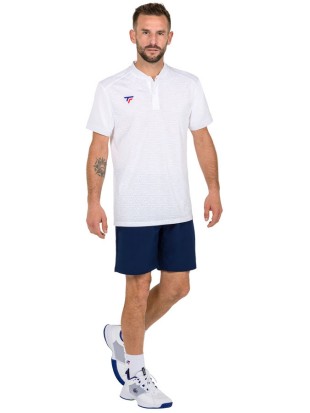 Tecnifibre team mesh polo majica White