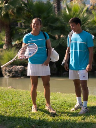 Tecnifibre ženska majica Team Tech tee Azur