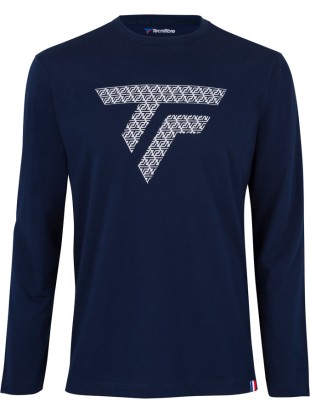 Tecnifibre majica z dolgimi rokavi Training Tee Marine