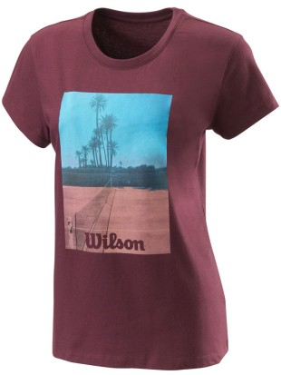 Majica Wilson Scenic Tech tee fig lady rdeča