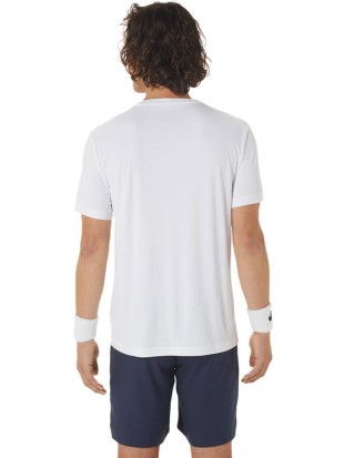 Asics moška majica Court Graphic tee white