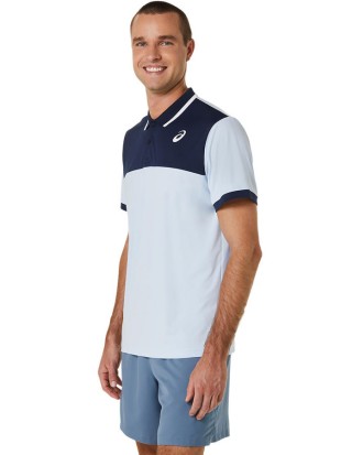 Asics moška polo majica Court Soft Sky