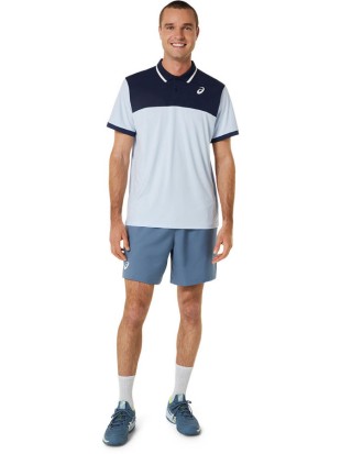 Asics moška polo majica Court Soft Sky