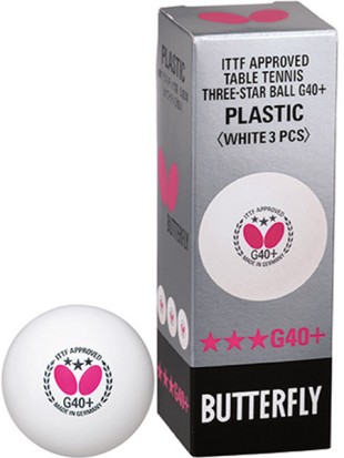 Plastične žogice Butterfly *** G40+ - 3pack (9 žogic)