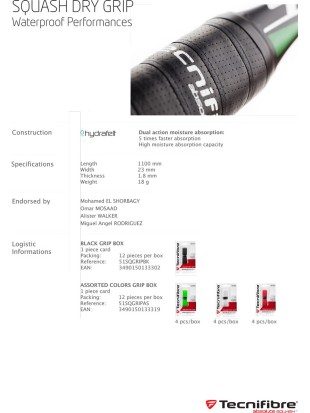 Tecnifibre squash Dry grip