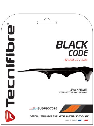 Tenis struna Tecnifibre Black Code - FIRE